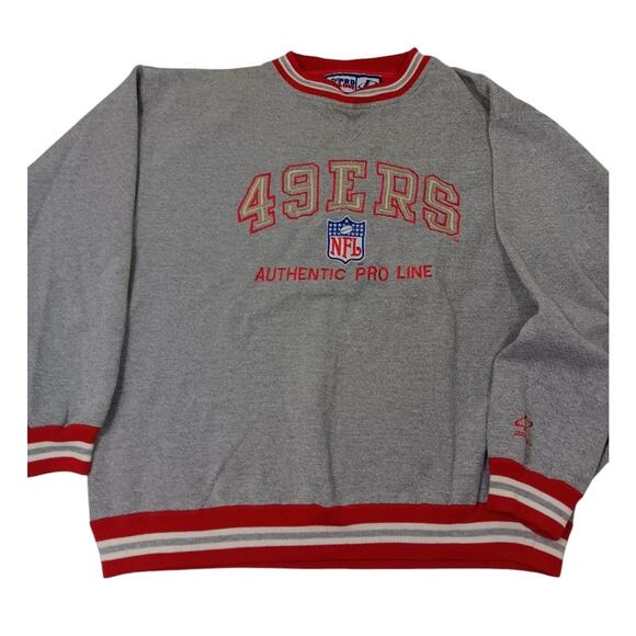 Vintage NFL San Francisco 49ers Sweater Size L Authentic Pro Line - Picture 1 of 10